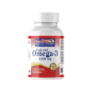Omega 3 Fish Oil 1200mg 100 Softgels - Healthy America