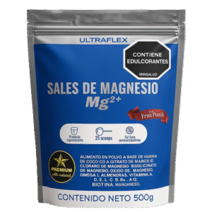 Sales De Magnesio Mg2+ Doy Pack 500 Gr Fruit Punch Ultraflex