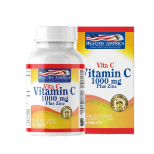 Vitamina C 1000mg W Zinc 100t - Healthy America