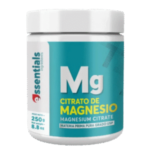 Citrato de Magnesio en Polvo Puro 250 g - Essentials