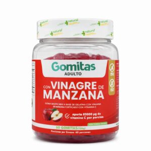 Gomitas de Vinagre de Manzana con Vitamina C – 60 Unidades | Natural Health